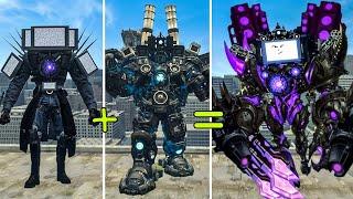 NEW EPIC SUPER UPGRADED TITAN TV MAN + SPEAKERMAN VS ALL SKIBIDI TOILET BOSSES 77! - In Garry's Mod