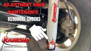 Rancho RS9000XL Shock Maintenance | Adjustment Knob Replacement & Service