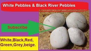 Garden Stone Pebbles Supplier India | White River Rock Landscaping  | Black River Stone Price