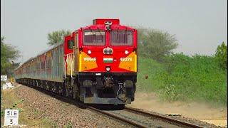 Rare Capture : Goods Loco WDG4G rescuing Passenger Train