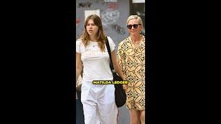 Heath Ledger’s daughter Matilda seen with mom. #HeathLedger #CelebrityKids #Hollywood #Viral #NYC