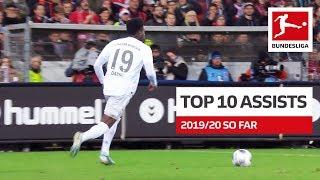 Top 10 Best Assists 2019/20 So Far - Coutinho, Sancho, Alario & More