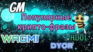 Популярные крипто-фразы: GM, GN, HODL, DYOR и другие