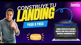 Construye tu Landing  Vendedora con Builderall paso a paso (invitación a webinar)