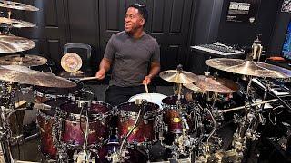 Yo! I actually got to play drums at Calvin Rodgers’s house!