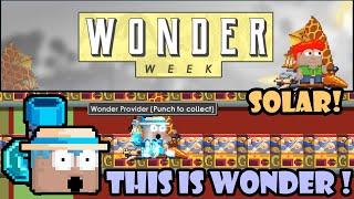 100 WONDER PROVIDERS + NEW SOLAR SURFER!! ️ | GrowTopia Wonder Week 2024