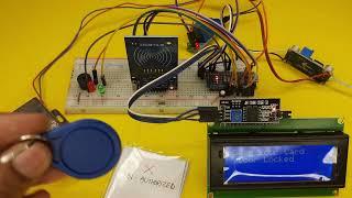 RFID Based Door Lock System using Arduino and MFRC522 RFID Scanner