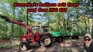 Brennholz ballern mit Enno und dem IHC 633 | Pkw mit Anhänger bessere Alternative?