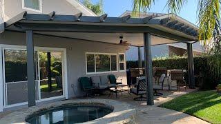 CUSTOM ALUMAWOOD PATIO COVER IN SANTA CLARITA