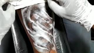 Lion Tattoo ( Addict tattoo shop @ Dindigul)