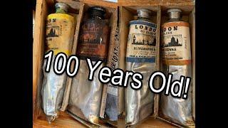 One Hundred Year Old Oil Paint! And it works?!