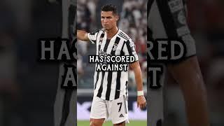 WHICH TOP TEAM RONALDO FAILED TO SCORE AGAINST?? #shortsvideo #footballshorts #viral #ronaldo