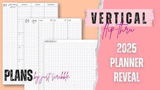 2025 Planner Reveal // Plans by Just Scribble (Vertical) Flip-Thru