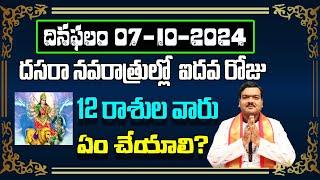 October 7th 2024 Daily Horoscope & Panchangam By Machiraju Kiran Kumar | Machirajubhakti