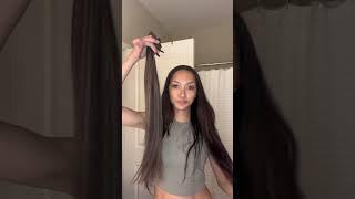 Clip in Hair Extensions Customer Show #ugeat.com #hairtutorial #hairstyle #hairideas #easyhairstyle