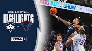 HIGHLIGHTS | UConn Men's Basketball at DePaul