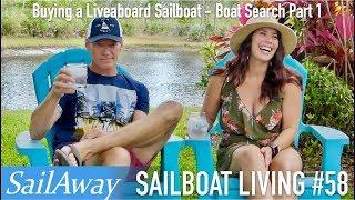 SailAway 58 | Buying a Liveaboard Sailboat - Sailboat Tours Part 1 | Sailboat Living Sailing Vlog