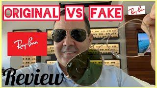 Ray Ban Original Vs Fake e teste de resistência das lentes #verbim