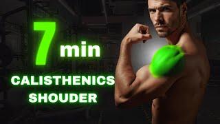 7-MIN CALISTHENICS SHOULDER WORKOUT – BUILD STRONG SHOULDERS FAST!