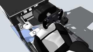 Polymorphic PVC cockpit for SimRacing (15)