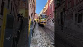 Lisbon’s Yellow Tram #Lisbon #Portugal #Yellow #Tram