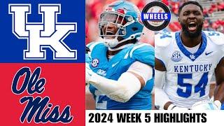 #6 Ole Miss vs Kentucky | Full Game Highlights | 2024 College Football Highlights