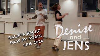 2024 BALBOA . DENISE & JENS . recap pass by again HD . Swing Tanz