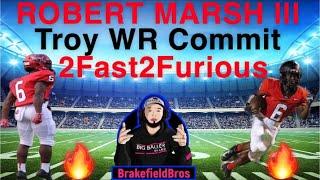 Troy Commit Robert Marsh 3rd Wr Highlights