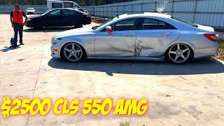 Buying A Wrecked Mercedes Benz CLS550 From Copart For $2500