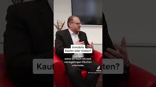 Immobilie kaufen oder mieten?