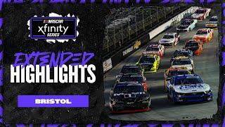 NASCAR Official Extended Highlights | NASCAR Xfinity Series from Bristol Motor Speedway