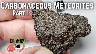 Carbonaceous Meteorites pt1 Science & Stories ️ 1HR Hangout Meteorite Education #87