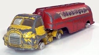 Bedford Mobilgas tanker truck. Renovation of the Corgi Major model number 1110.