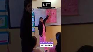 Teaching Demo with Learning Chart #short #shorts #ntt  #primaryschool #nurseryteacher #nimtharidwar