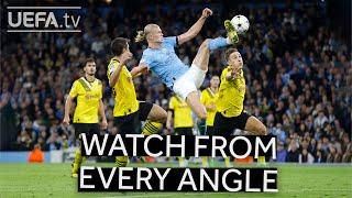 ERLING HAALAND v DORTMUND: ALL ANGLES