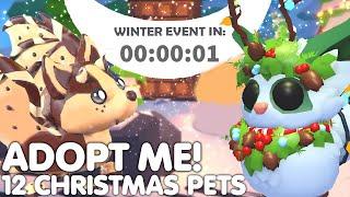 ️ALL 13 NEW CHRISTMAS PETS RELEASE!ADOPT ME HUGE MINIGAMES + CHRISTMAS EGG! +ALL INFO ROBLOX