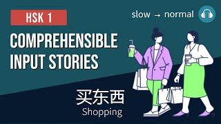 HSK1 | 买东西 Shopping | Comprehensible Input Stories HSK1 Practice Bundle 3/4 | Beginner Chinese