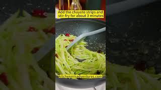 Stir Fry Chayote