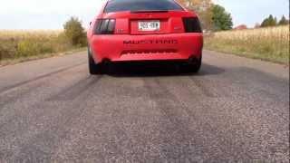 Heavily modded 4.6 mustang sideways burnout