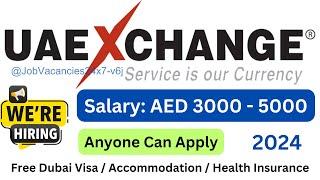 UAE Exchange Careers Dubai | UAE Exchange Job Vacancies 2024