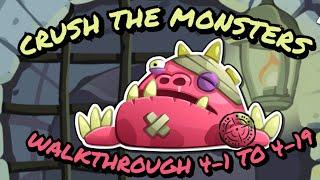 Crush the Monsters Roly Poly Walkthrough all levels 4-1 to 4-19 #funny #gaming #viral #trending