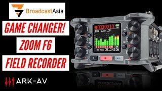 ZOOM F6 Multi Track Field Recorder First Look - Broadcast Asia 2019