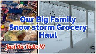 SNOW STORM GROCERY SHOPPING