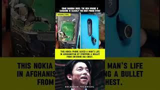 Nokia blocked a bullet in Afghanistan | Modern iPhones can’t survive a soft drop 