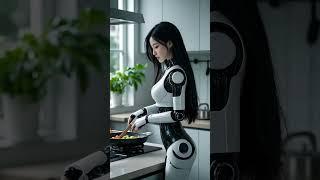 Imaginations about robots in the future: cooking for the elderly.  #robots #robot   #机器人