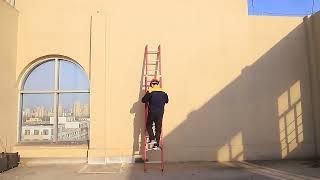 Fiberglass extension ladder--ABC TOOLS