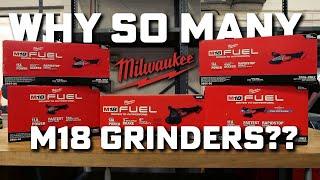 MILWAUKEE M18 Grinders - 5”, 6”, 7” Which Milwaukee Should YOU Choose?!