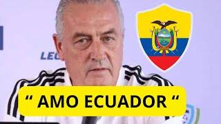 GUSTAVO ALFARO SENTIMENTAL con  ECUADOR , MIRA LO QUE EXPRESÓ DE LA TRI