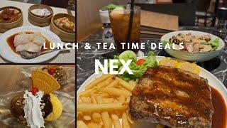 Singapore Food Tour: NEX   Lunch & Tea Time Deals, Dim Sum, Dessert