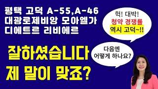 평택 고덕 이 시국에도 청약 경쟁률 대박!!  평택고덕은 지금이 기회입니다.대광로제비앙 모아엘가, 디에트르 리비에르 역시 로또 아파트네요.
